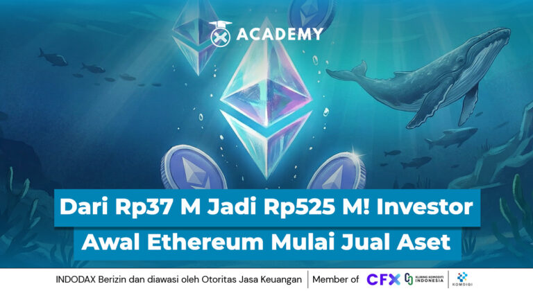 Dari Rp37 M Jadi Rp525 M! Investor Awal Ethereum Mulai Jual Aset