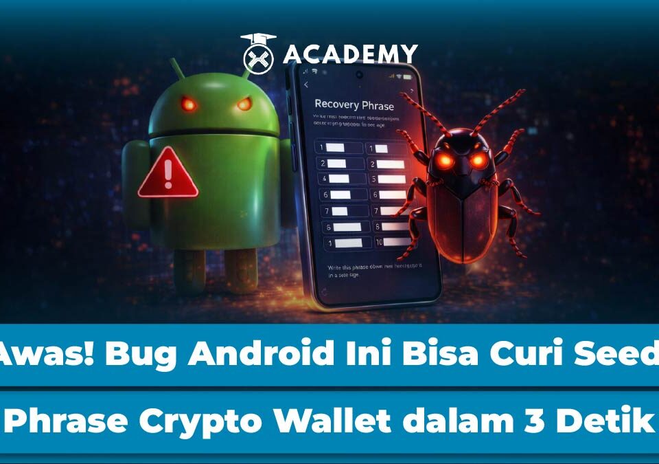 Awas! Bug Android Ini Bisa Curi Seed Phrase Crypto Wallet dalam 3 Detik