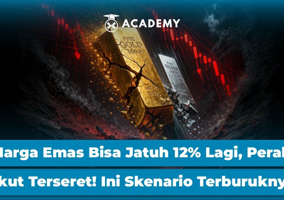 Harga Emas Bisa Jatuh 12% Lagi, Perak Ikut Terseret! Ini Skenario Terburuknya