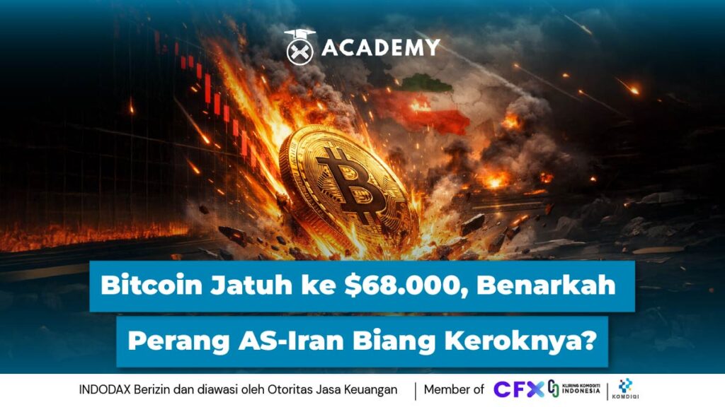 Bitcoin Jatuh ke $68.000, Benarkah Perang AS-Iran Biang Keroknya?