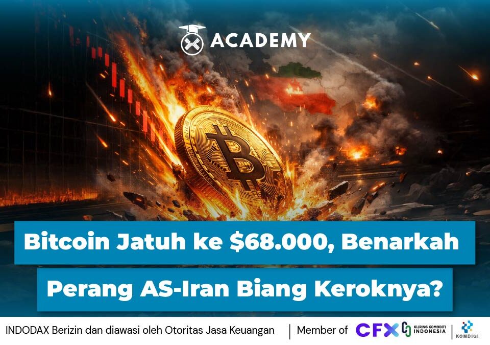Bitcoin Jatuh ke $68.000, Benarkah Perang AS-Iran Biang Keroknya?