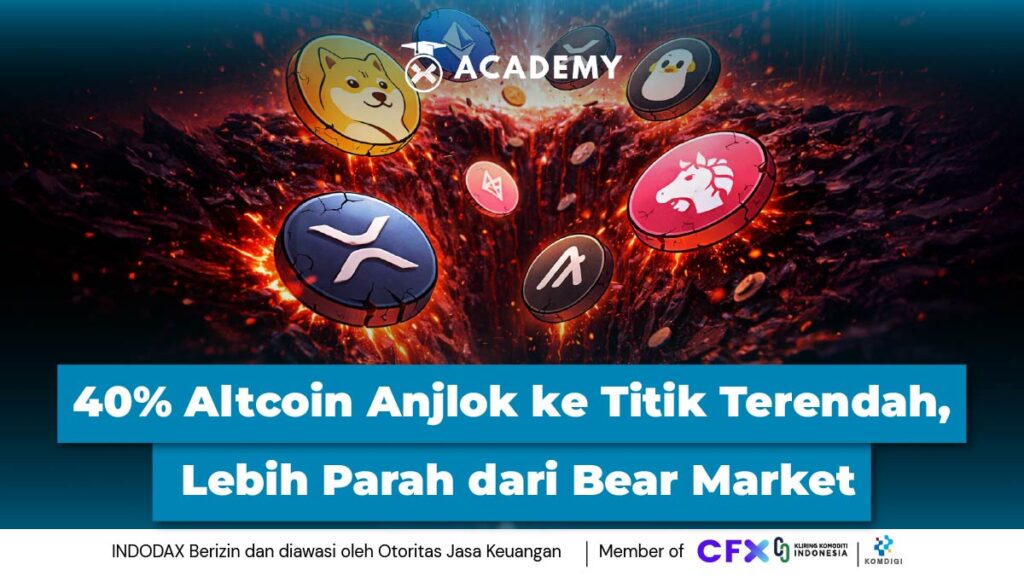40% Altcoin Anjlok ke Titik Terendah, Lebih Parah dari Bear Market