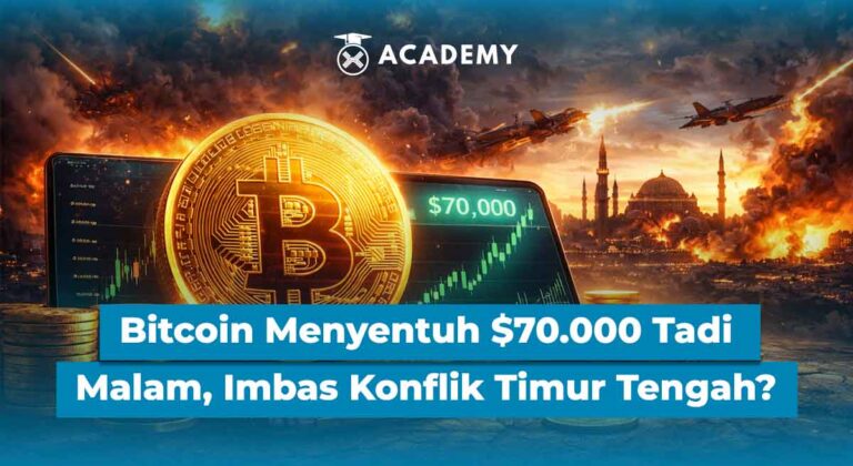 Bitcoin Menyentuh $70.000 Tadi Malam, Imbas Konflik Timur Tengah?