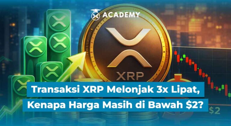 Transaksi XRP Melonjak 3 Kali Lipat, Kenapa Harga Masih di Bawah $2?
