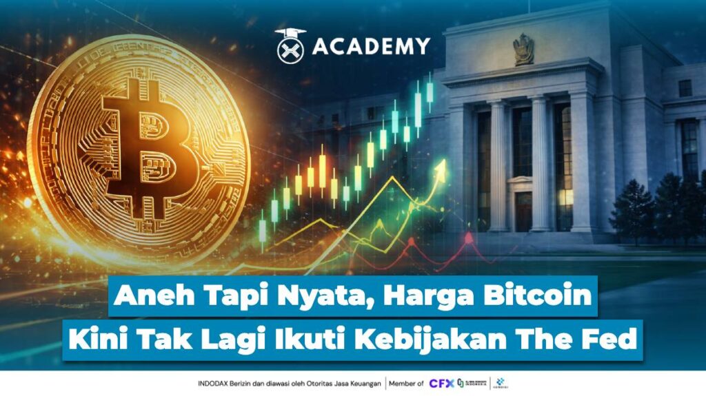 Aneh Tapi Nyata, Harga Bitcoin Kini Tak Lagi Ikuti Kebijakan The Fed