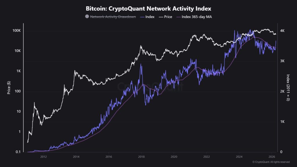 Bitcoin network activity