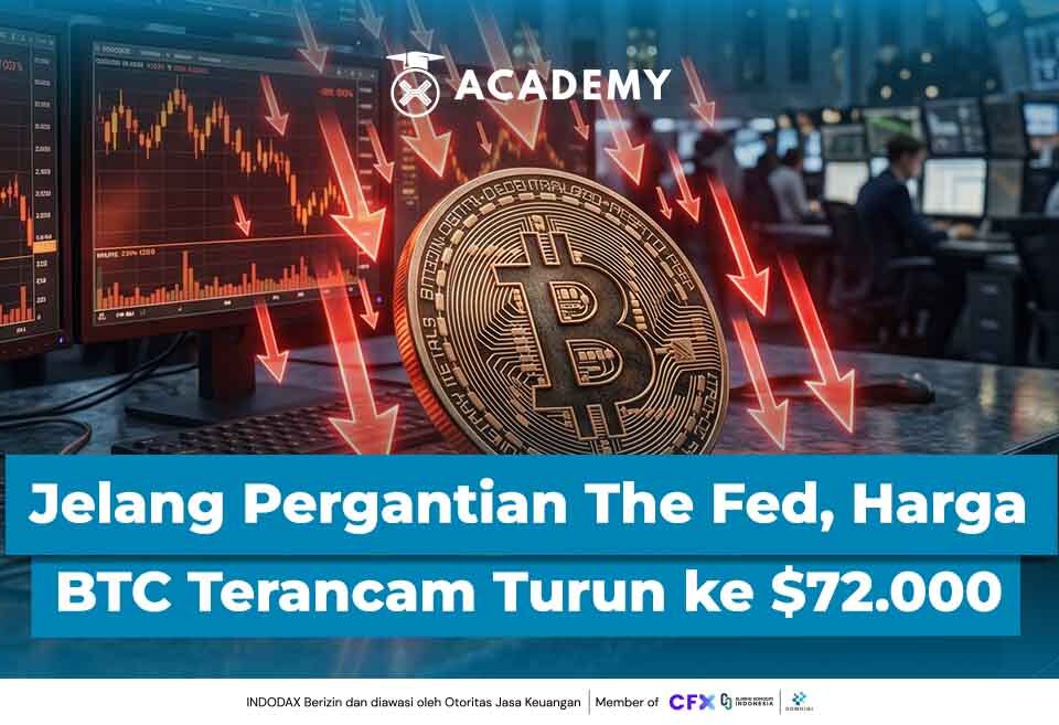 Jelang Pergantian The Fed, Harga Bitcoin (BTC) Terancam Turun ke $72.000