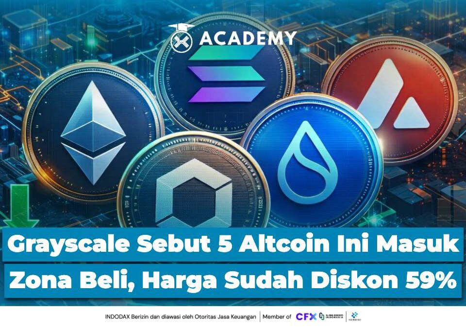 Grayscale Sebut 5 Altcoin Ini Masuk Zona Beli, Harga Sudah Diskon 59%