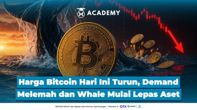 Harga Bitcoin Hari Ini Turun, Demand Melemah dan Whale Mulai Lepas Aset