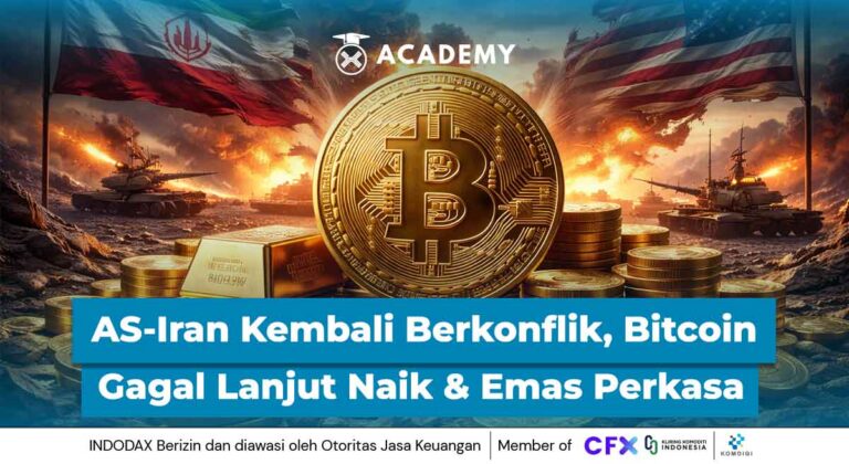 AS-Iran Kembali Berkonflik, Bitcoin Gagal Lanjut Naik & Emas Perkasa