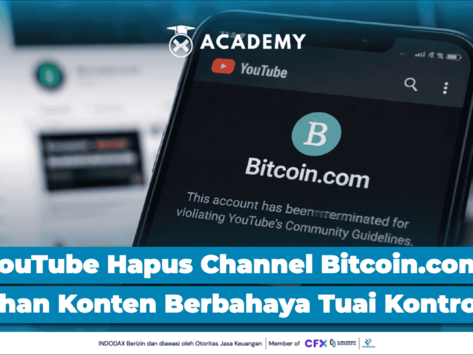 YouTube Hapus Channel Bitcoin.com, Tuduhan Konten Berbahaya Tuai Kontroversi