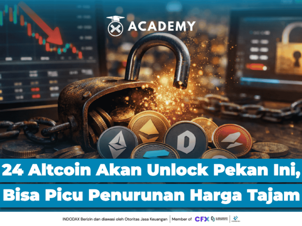 24 Altcoin Akan Unlock Pekan Ini, Bisa Picu Penurunan Harga Tajam
