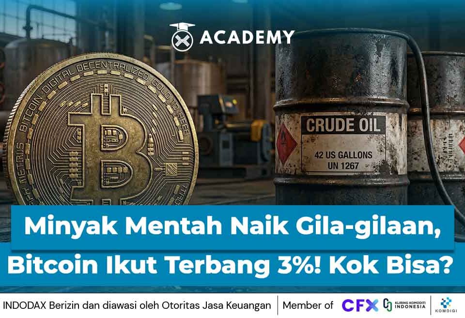 Minyak Mentah Naik Gila-gilaan, Bitcoin Ikut Terbang 3%! Kok Bisa?
