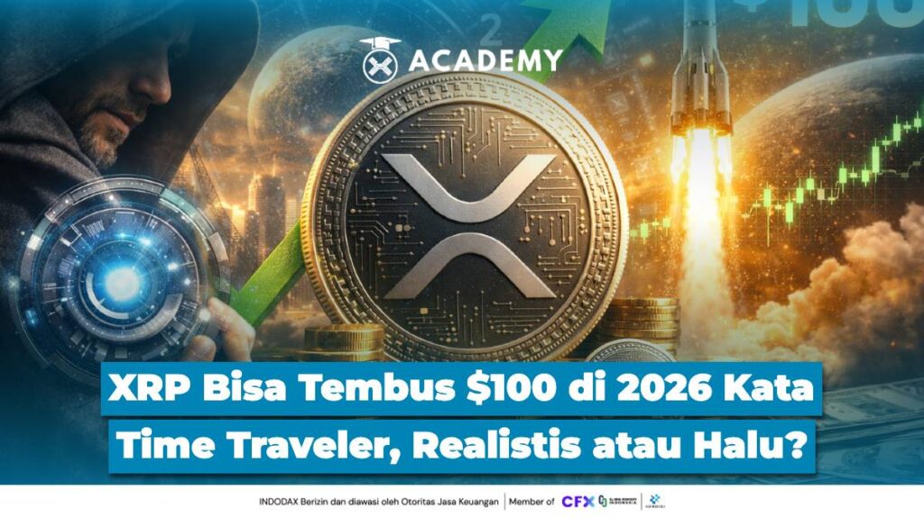 XRP Bisa Tembus $100 di 2026 Kata Time Traveler, Realistis atau Halu?