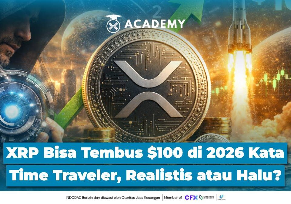 XRP Bisa Tembus $100 di 2026 Kata Time Traveler, Realistis atau Halu?
