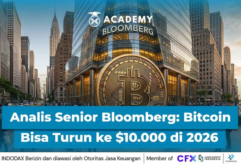 Analis Senior Bloomberg: Bitcoin Bisa Turun ke $10.000 di 2026