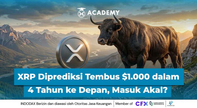 XRP Diprediksi Tembus $1.000 pada 4 Tahun ke Depan, Apakah Masuk Akal?