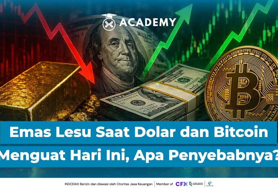 Emas Lesu Saat Dolar dan Bitcoin Menguat Hari Ini, Apa Penyebabnya?