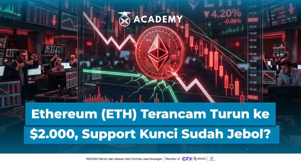 Ethereum (ETH) Terancam Turun ke $2.000, Support Kunci Sudah Jebol?
