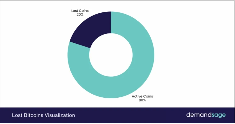lost bitcoin visual