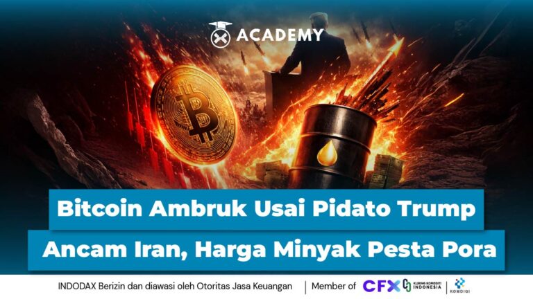 Bitcoin Ambruk Usai Pidato Trump Ancam Iran, Harga Minyak Pesta Pora