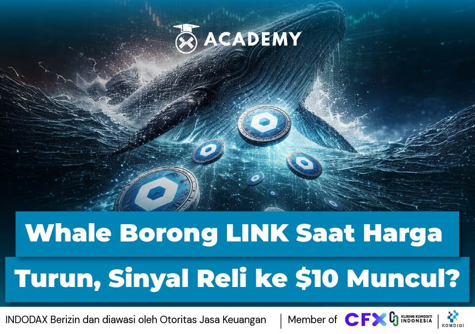 Whale Borong LINK Saat Harga Turun, Sinyal Reli ke $10 Muncul?
