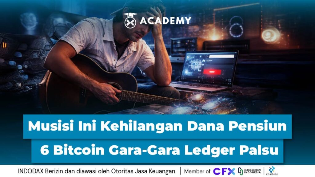 Musisi Ini Kehilangan Dana Pensiun 6 Bitcoin Gara-Gara Ledger Palsu