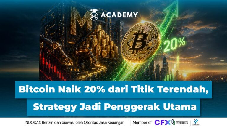 Bitcoin Naik 20% dari Titik Terendah, Strategy Jadi Penggerak Utama