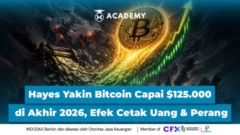 Hayes Yakin Bitcoin Capai $125.000 di Akhir 2026, Efek Cetak Uang & Perang