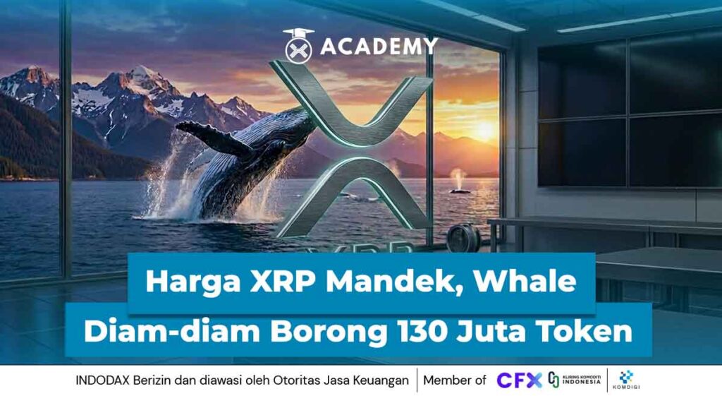 Harga XRP Mandek, Whale Diam-diam Borong 130 Juta Token