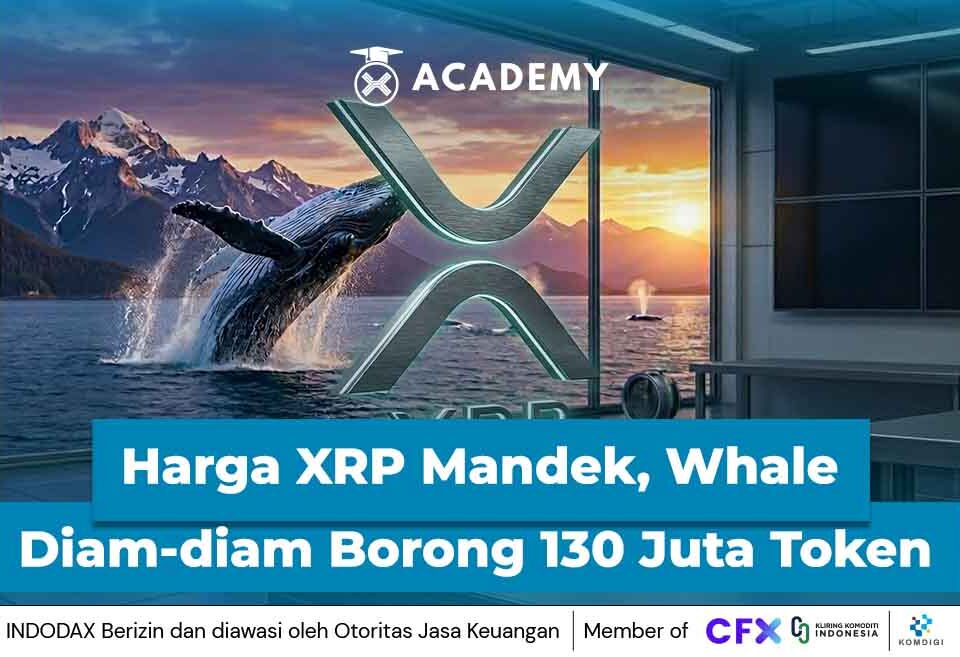 Harga XRP Mandek, Whale Diam-diam Borong 130 Juta Token