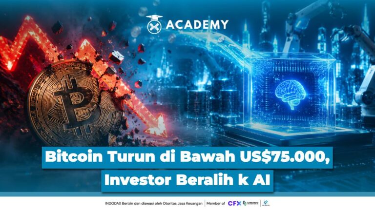 Bitcoin (BTC) Turun di Bawah US$75.000, Investor Beralih ke AI