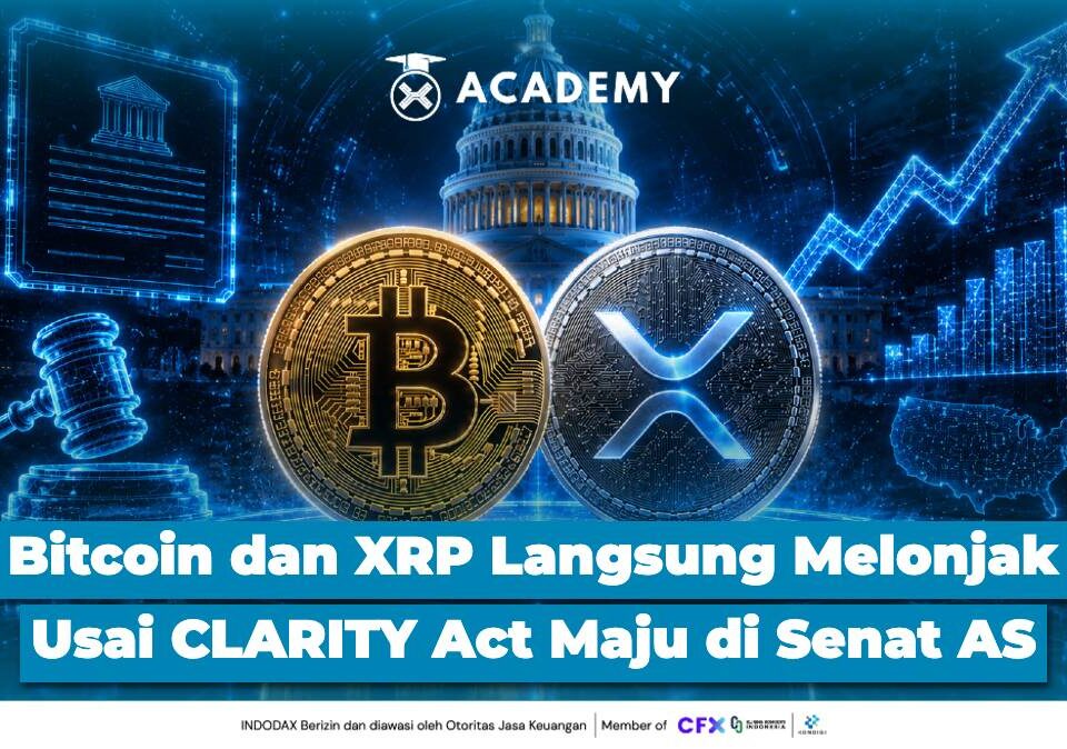 Bitcoin dan XRP Langsung Melonjak Usai CLARITY Act Maju di Senat AS