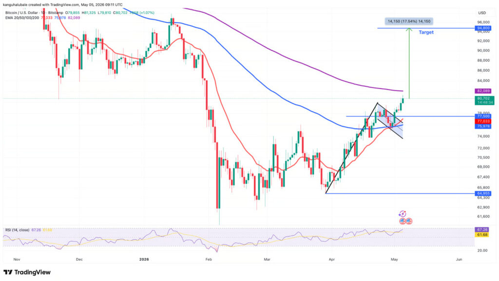 Bull Flag BTC
