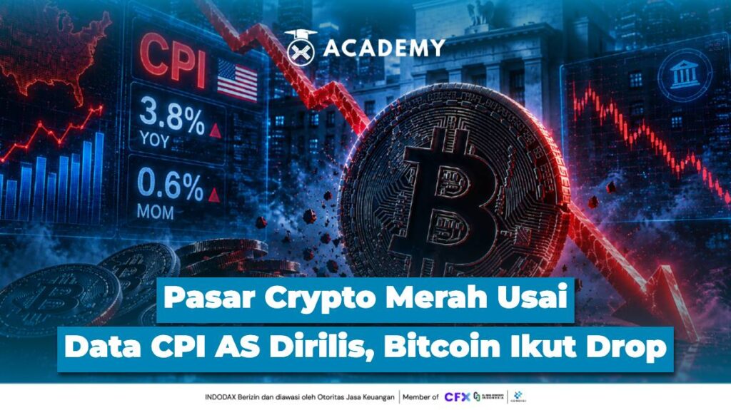Pasar Crypto Merah Usai Data CPI AS Dirilis, Bitcoin (BTC) Ikut Drop