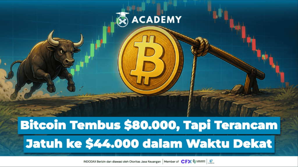 Bitcoin Tembus $80.000, Tapi Terancam Jatuh ke $44.000 dalam Waktu Dekat