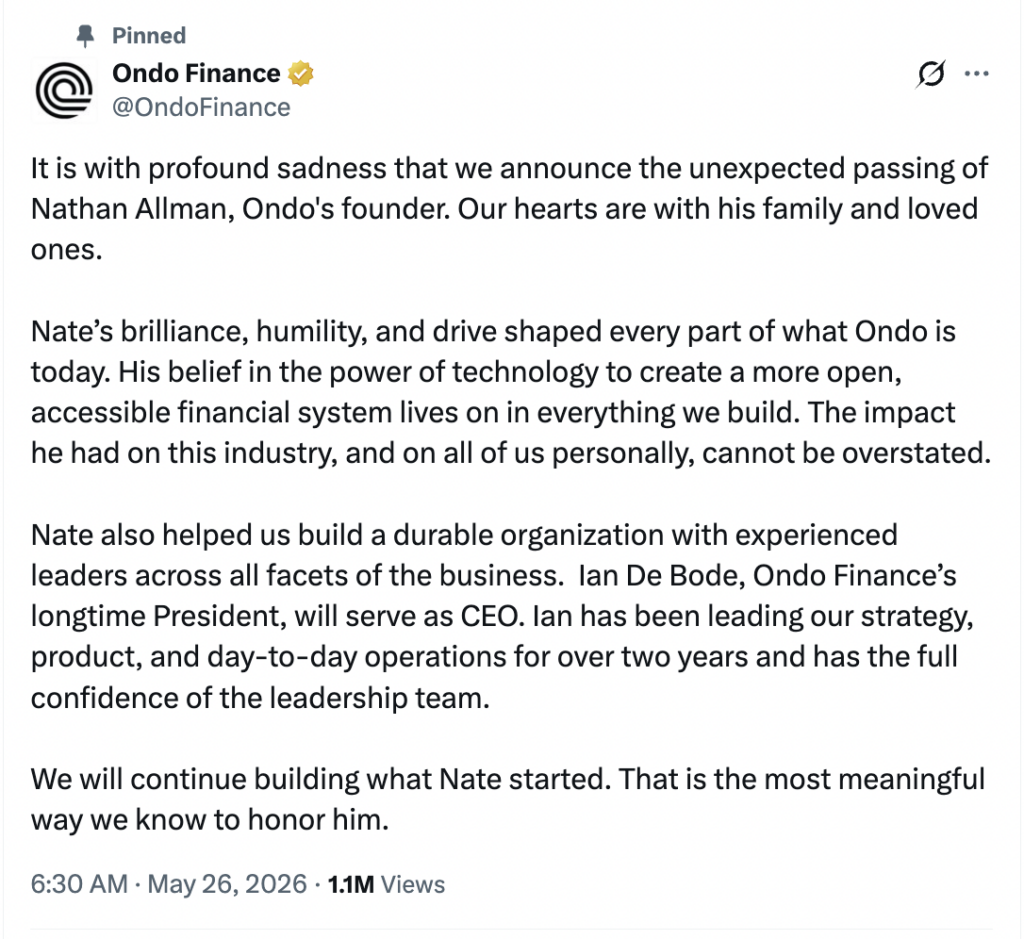 Ondo Finance Ondo Finance