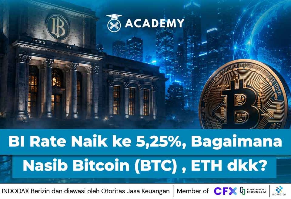 BI Rate Naik ke 5,25%, Bagaimana Nasib Bitcoin (BTC), ETH dkk?