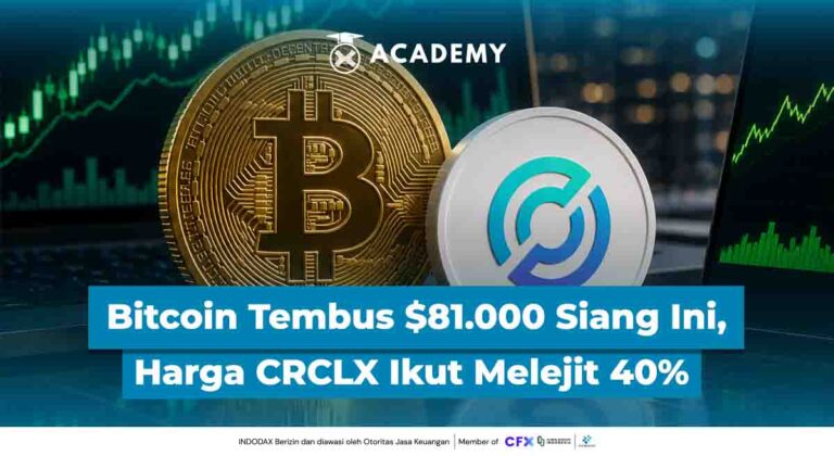 Bitcoin (BTC) Tembus $81.000 Siang Ini, Harga CRCLX Ikut Melejit 40%