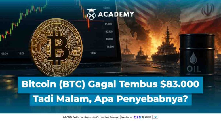 Bitcoin (BTC) Gagal Tembus $83.000 Tadi Malam, Apa Penyebabnya?