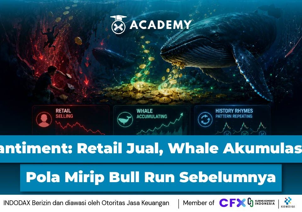 Santiment: Retail Jual, Whale Akumulasi, Pola Mirip Bull Run Sebelumnya