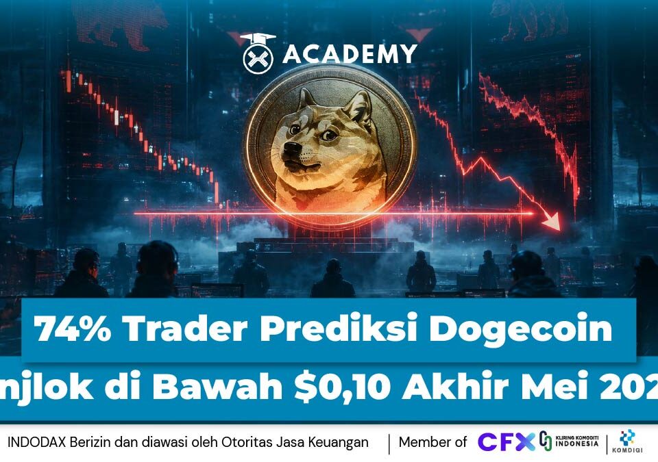 74% Trader Prediksi Dogecoin Anjlok di Bawah $0,10 Akhir Mei 2026