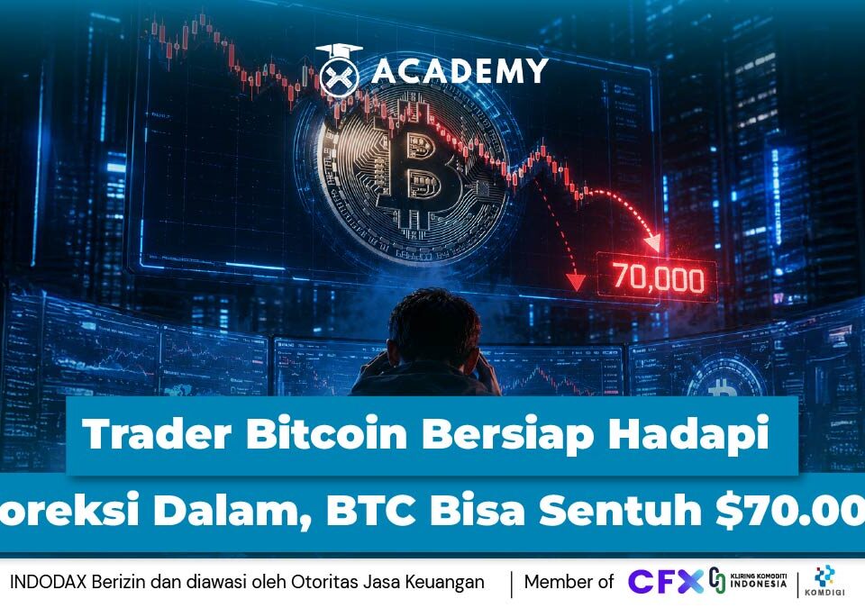 Trader Bitcoin Bersiap Hadapi Koreksi Dalam, BTC Bisa Sentuh $70.000