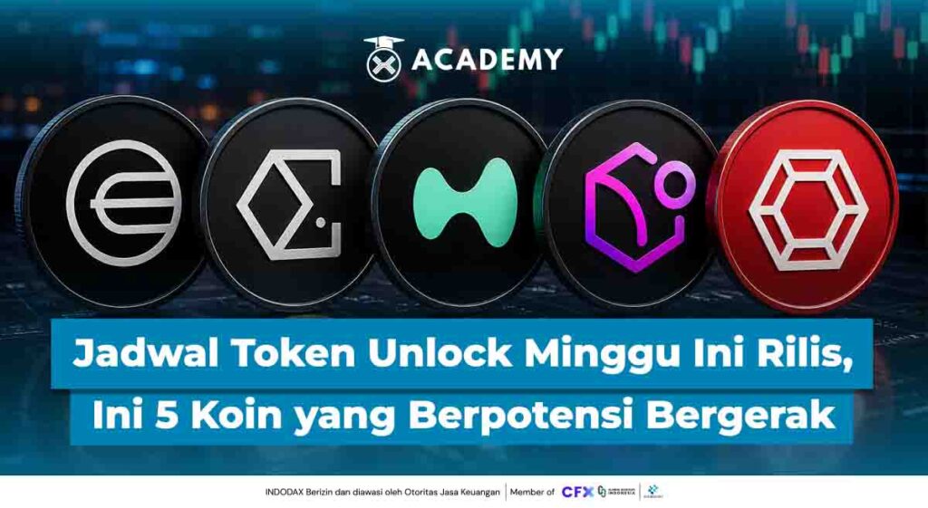 Jadwal Token Unlock Minggu Ini Rilis, Ini 5 Koin yang Berpotensi Bergerak