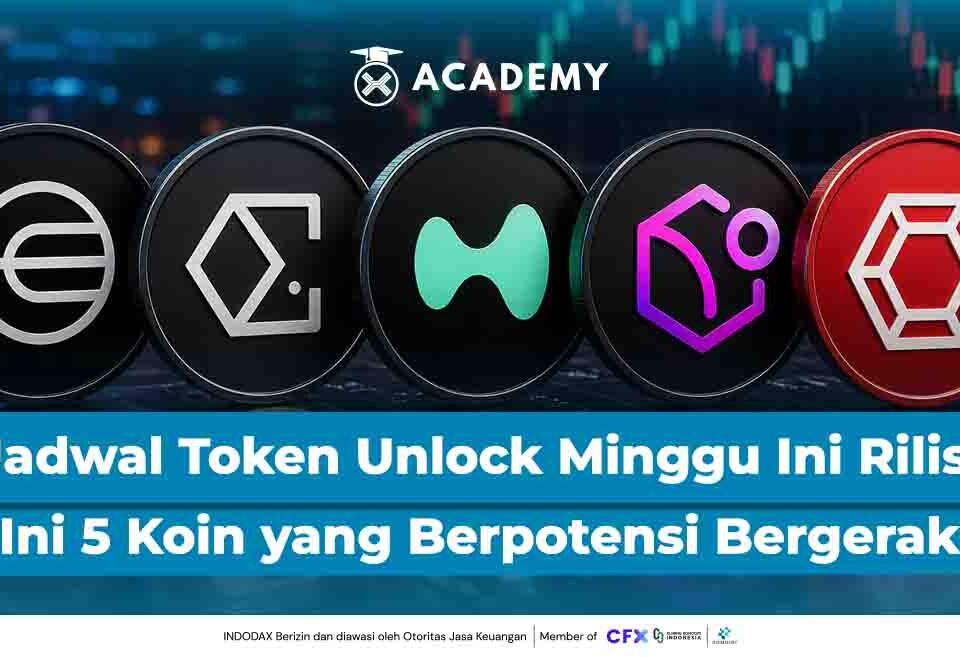 Jadwal Token Unlock Minggu Ini Rilis, Ini 5 Koin yang Berpotensi Bergerak