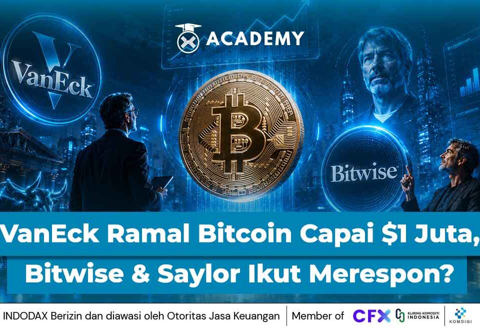VanEck Ramal Bitcoin Capai $1 Juta, Bitwise & Michael Saylor Ikut Merespon