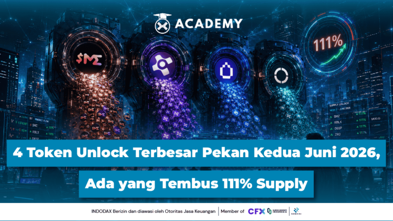 4 Token Unlock Terbesar Pekan Kedua Juni 2026, Ada yang Tembus 111% Supply