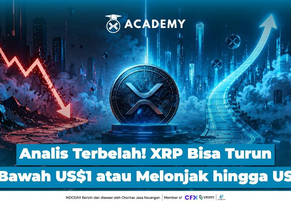 Analis Terbelah! XRP Bisa Turun di Bawah US$1 atau Melonjak hingga US$8