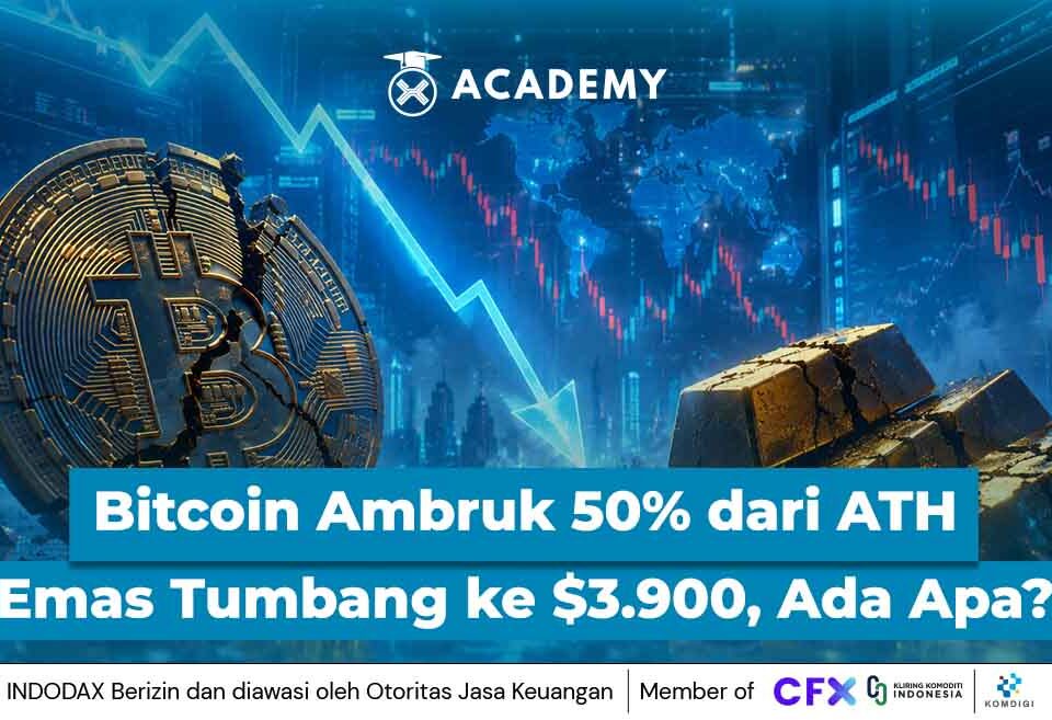 Bitcoin Ambruk 50% dari ATH & Emas Tumbang ke $3.900, Ada Apa Sebenarnya?