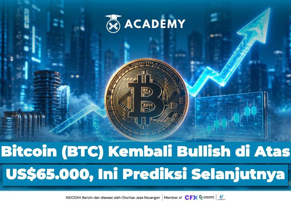 Bitcoin (BTC) Kembali Bullish di Atas US$65.000, Ini Prediksi Selanjutnya